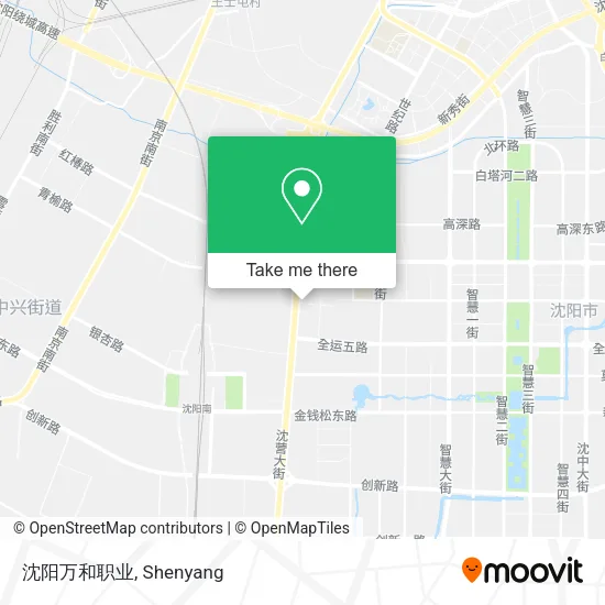 沈阳万和职业 map
