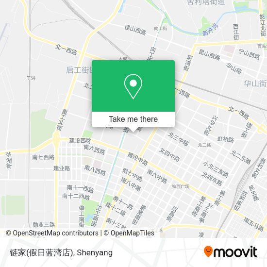 链家(假日蓝湾店) map
