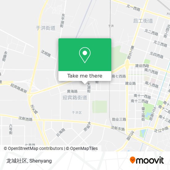 龙城社区 map