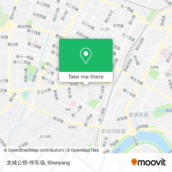 龙城公馆-停车场 map