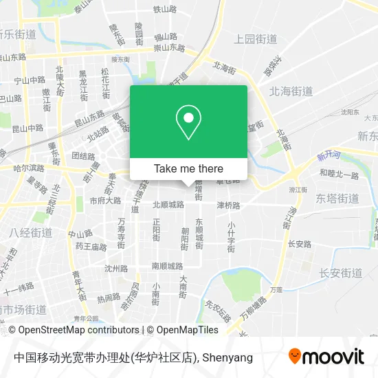 中国移动光宽带办理处(华炉社区店) map