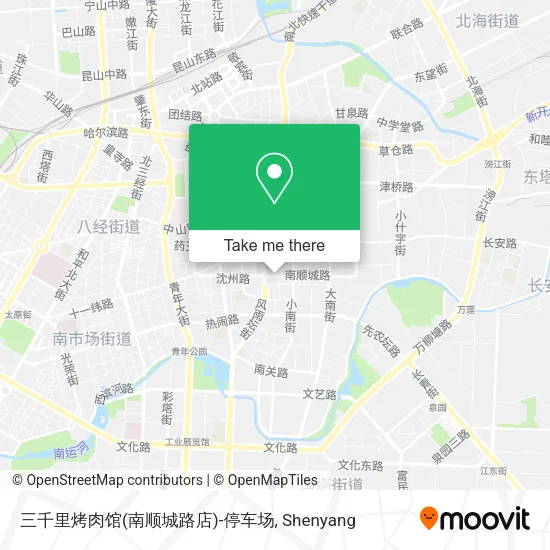 三千里烤肉馆(南顺城路店)-停车场 map