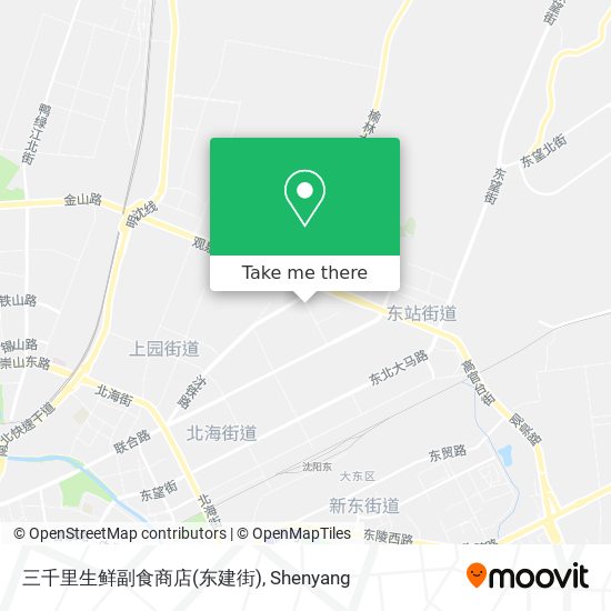 三千里生鲜副食商店(东建街) map