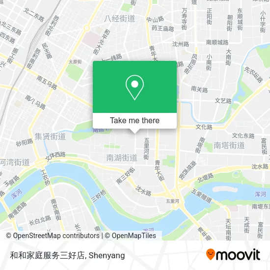 和和家庭服务三好店 map