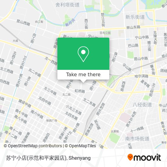 苏宁小店(示范和平家园店) map