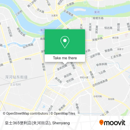 皇士365便利店(夹河街店) map