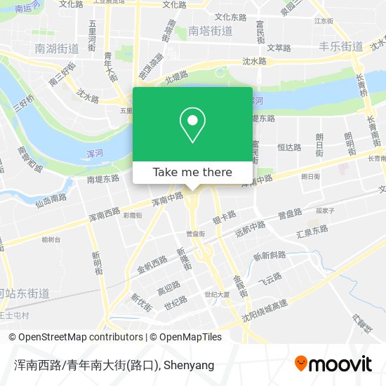 浑南西路/青年南大街(路口) map