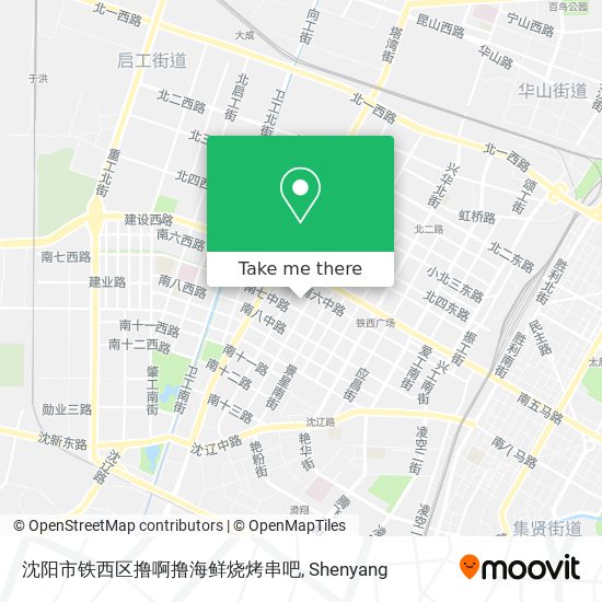 沈阳市铁西区撸啊撸海鲜烧烤串吧 map