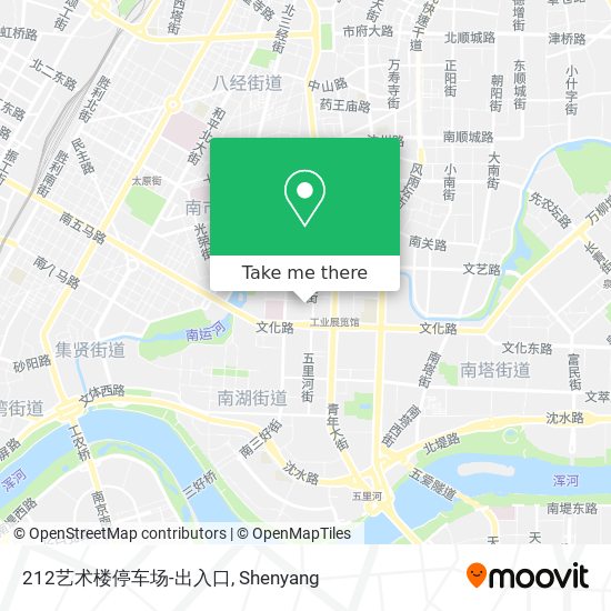 212艺术楼停车场-出入口 map