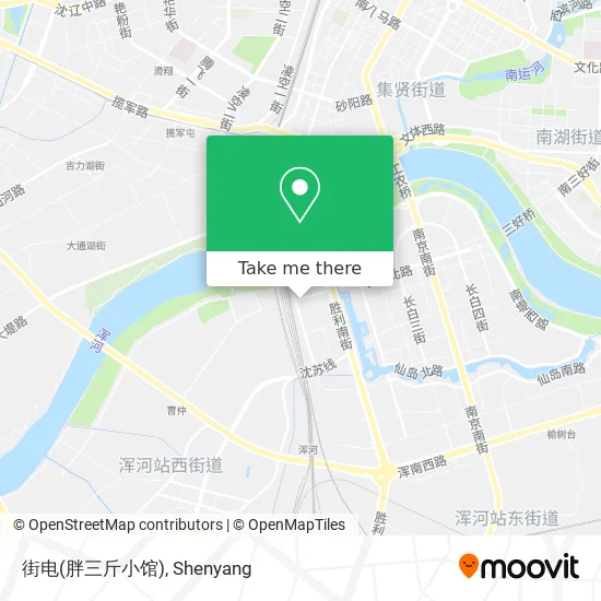 街电(胖三斤小馆) map