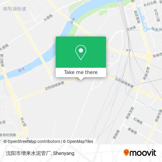 沈阳市增来水泥管厂 map