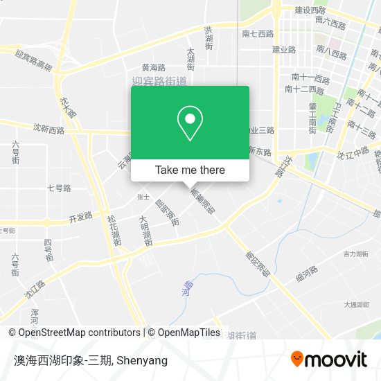 澳海西湖印象-三期 map