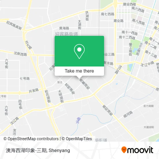 澳海西湖印象-三期 map