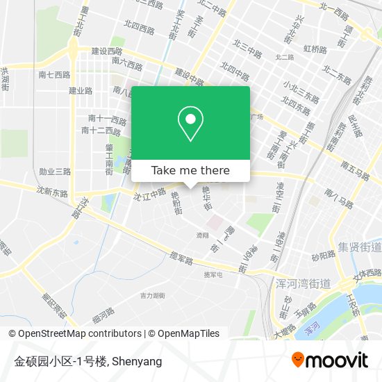 金硕园小区-1号楼 map