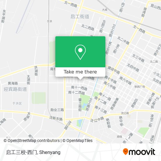 启工三校-西门 map