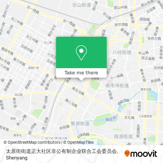 太原街街道正大社区非公有制企业联合工会委员会 map