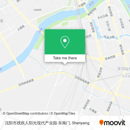 沈阳市残疾人阳光现代产业园-东南门 map