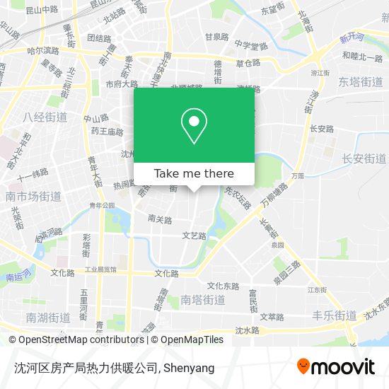 沈河区房产局热力供暖公司 map