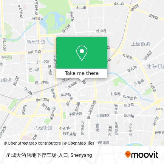 星城大酒店地下停车场-入口 map