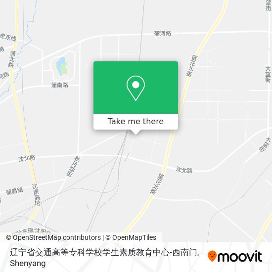 辽宁省交通高等专科学校学生素质教育中心-西南门 map