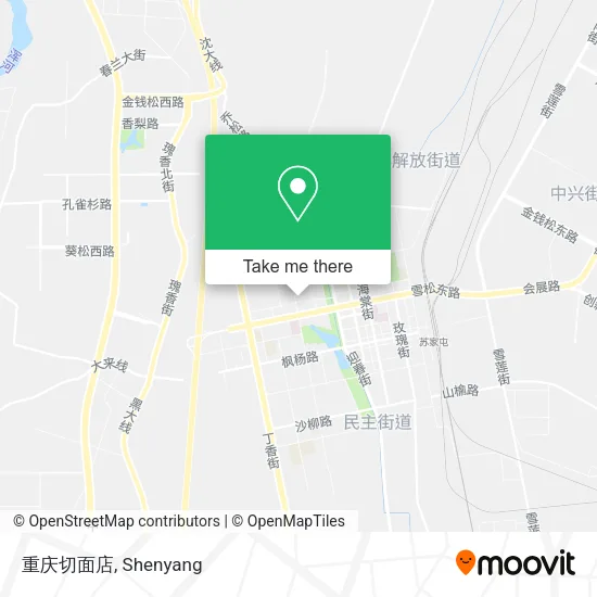 重庆切面店 map