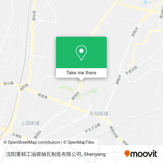 沈阳重精工油膜轴瓦制造有限公司 map