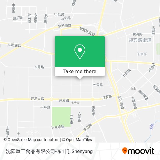 沈阳重工食品有限公司-东1门 map