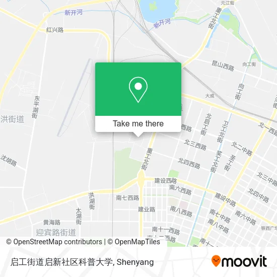 启工街道启新社区科普大学 map
