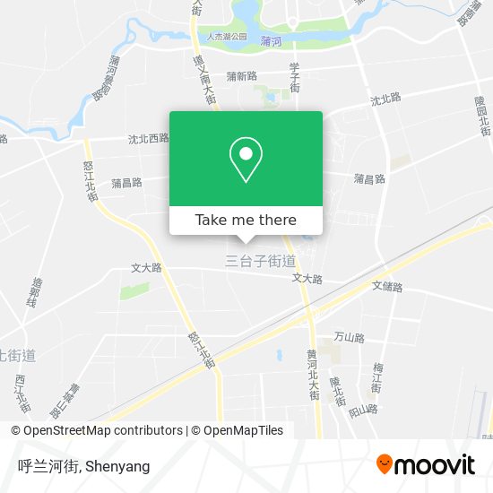 呼兰河街 map