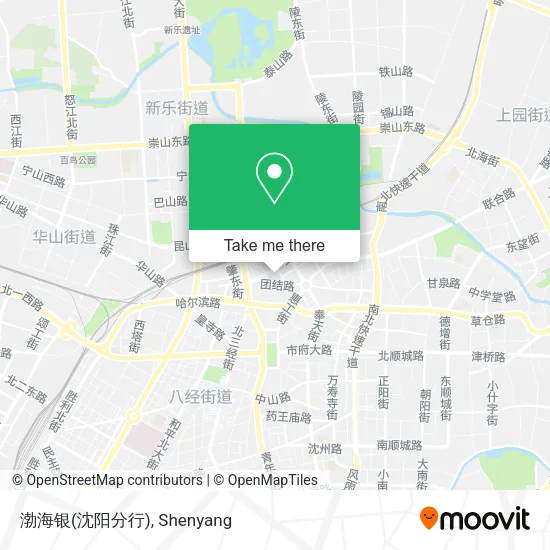 渤海银(沈阳分行) map