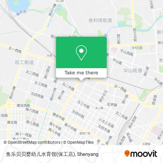 鱼乐贝贝婴幼儿水育馆(保工店) map