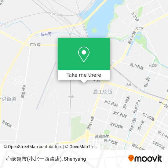 心缘超市(小北一西路店) map
