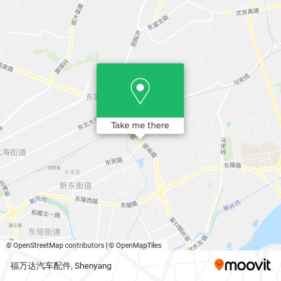 福万达汽车配件 map