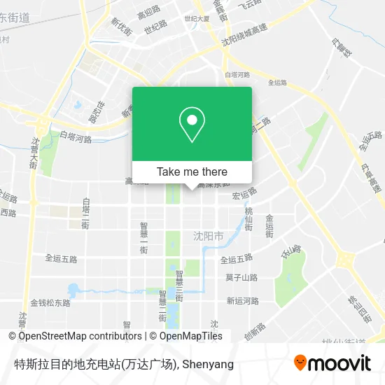 特斯拉目的地充电站(万达广场) map