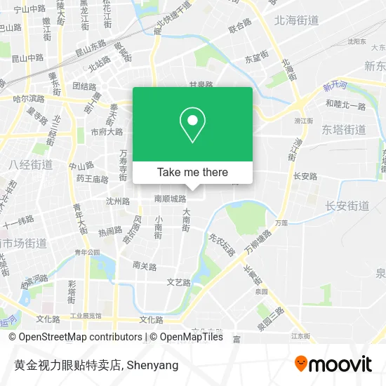 黄金视力眼贴特卖店 map