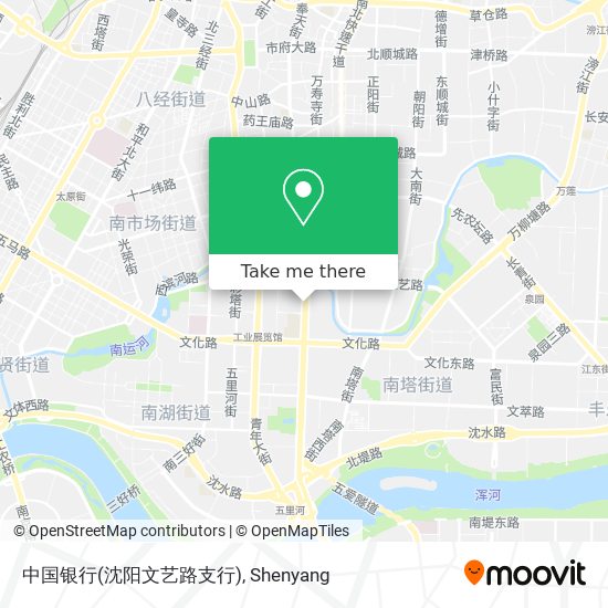 中国银行(沈阳文艺路支行) map