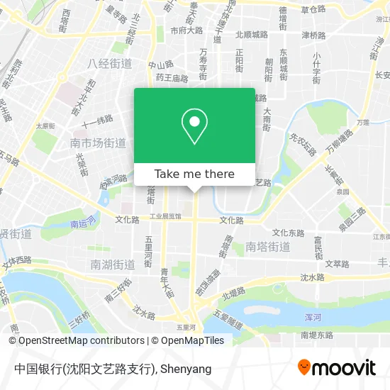 中国银行(沈阳文艺路支行) map