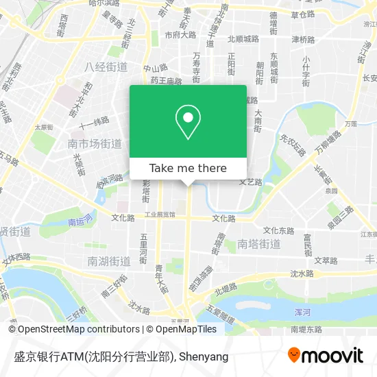 盛京银行ATM(沈阳分行营业部) map