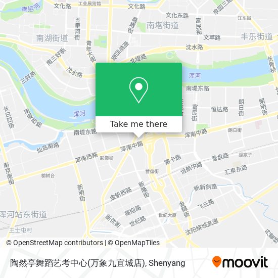 陶然亭舞蹈艺考中心(万象九宜城店) map