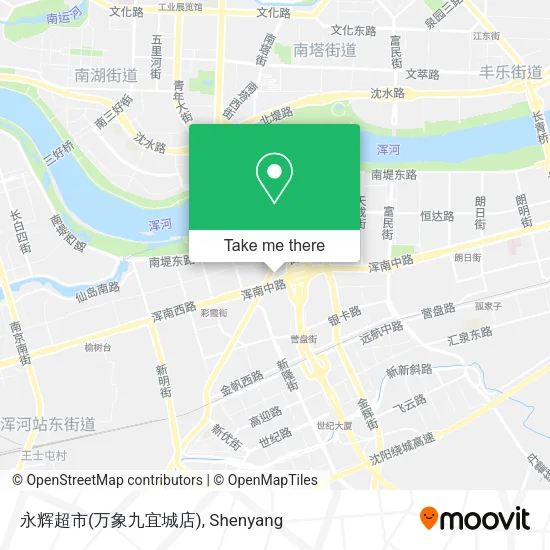 永辉超市(万象九宜城店) map