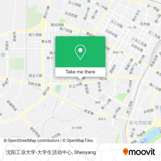 沈阳工业大学-大学生活动中心 map