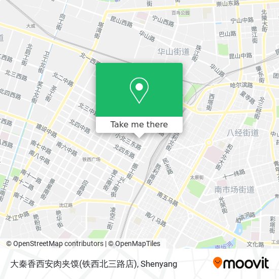 大秦香西安肉夹馍(铁西北三路店) map