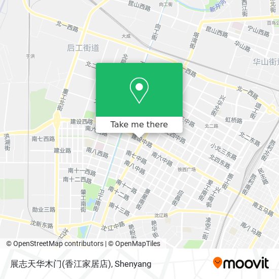 展志天华木门(香江家居店) map