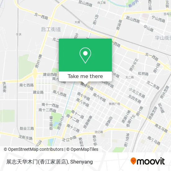展志天华木门(香江家居店) map