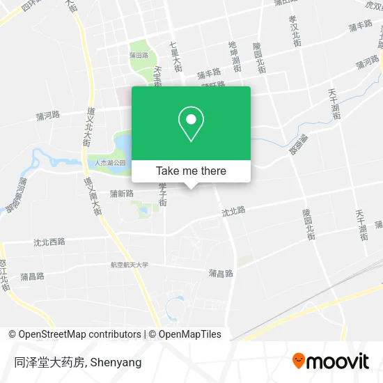 同泽堂大药房 map