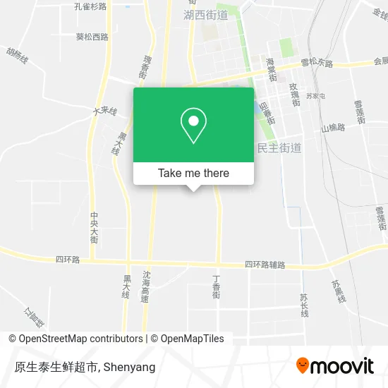 原生泰生鲜超市 map