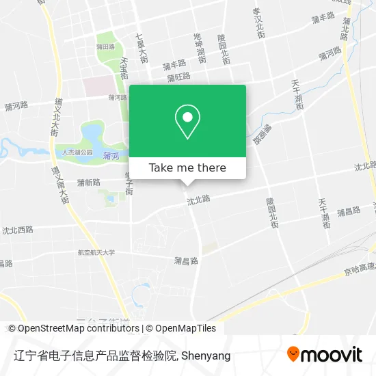 辽宁省电子信息产品监督检验院 map