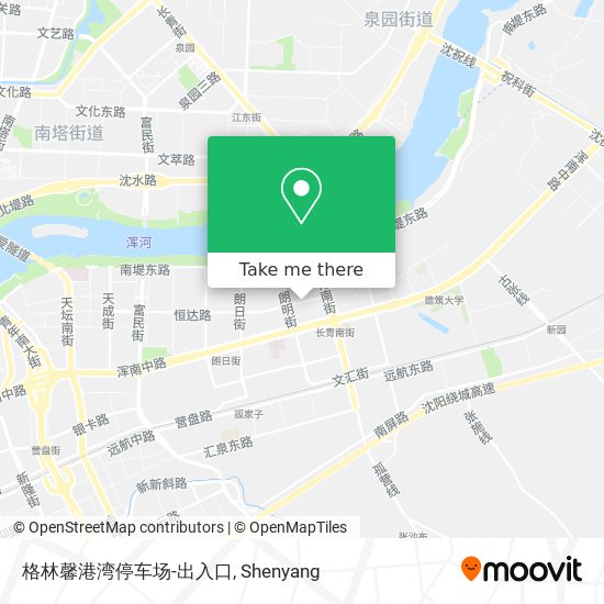 格林馨港湾停车场-出入口 map