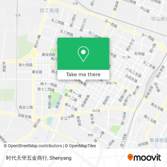 时代天华五金商行 map