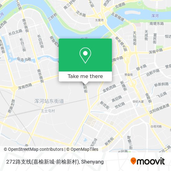 272路支线(嘉榆新城-前榆新村) map
